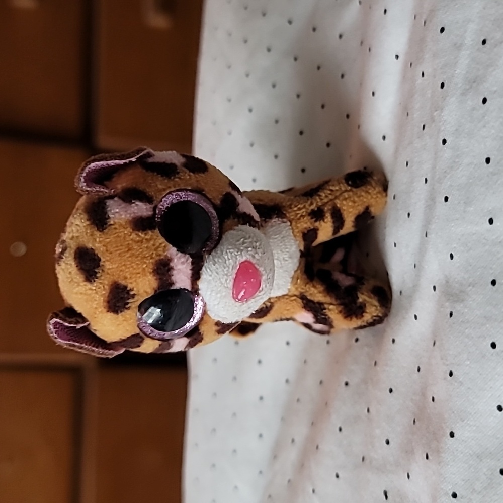 McDonalds Ty Teenie Beanie Boos Patches the Cheeta Mini Plush